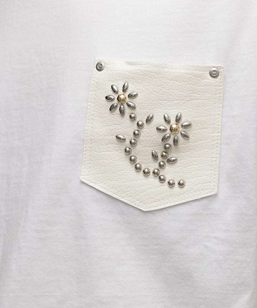 ✩テディー✩ テディベア刺繍Tシャツ メンズ(M ホワイト): トップス｜Right-on